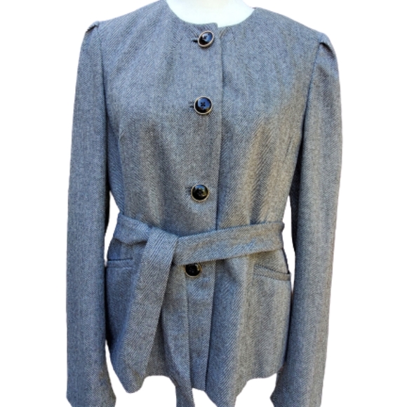 Like new Banana Republic  tweed blazer sz 14 - Picture 1 of 4